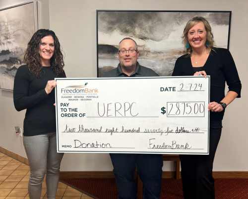 FreedomBank Contributes to the Northeast Iowa Regional Housing Trust Fund to Provide Financial Assistance for Home Repairs and First-Time Homebuyers